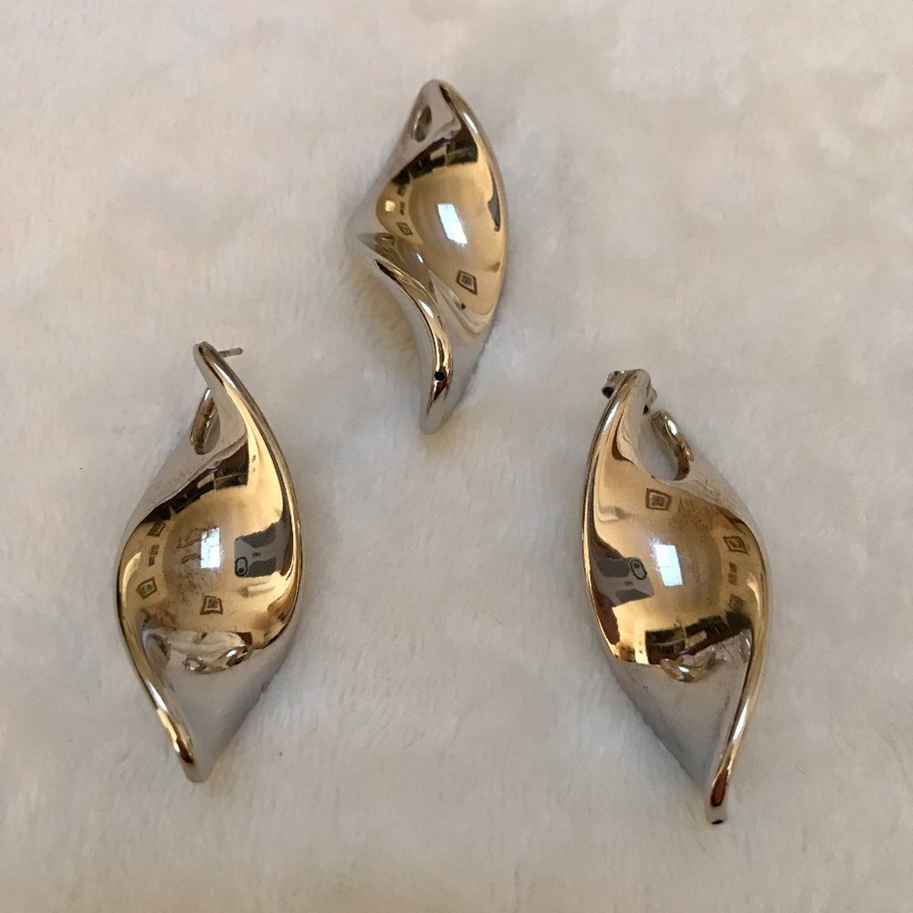 Sterling Silver Earrings and Pendant Set